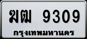 ทะเบียนรถ ฆฒ 9309 ผลรวม 0